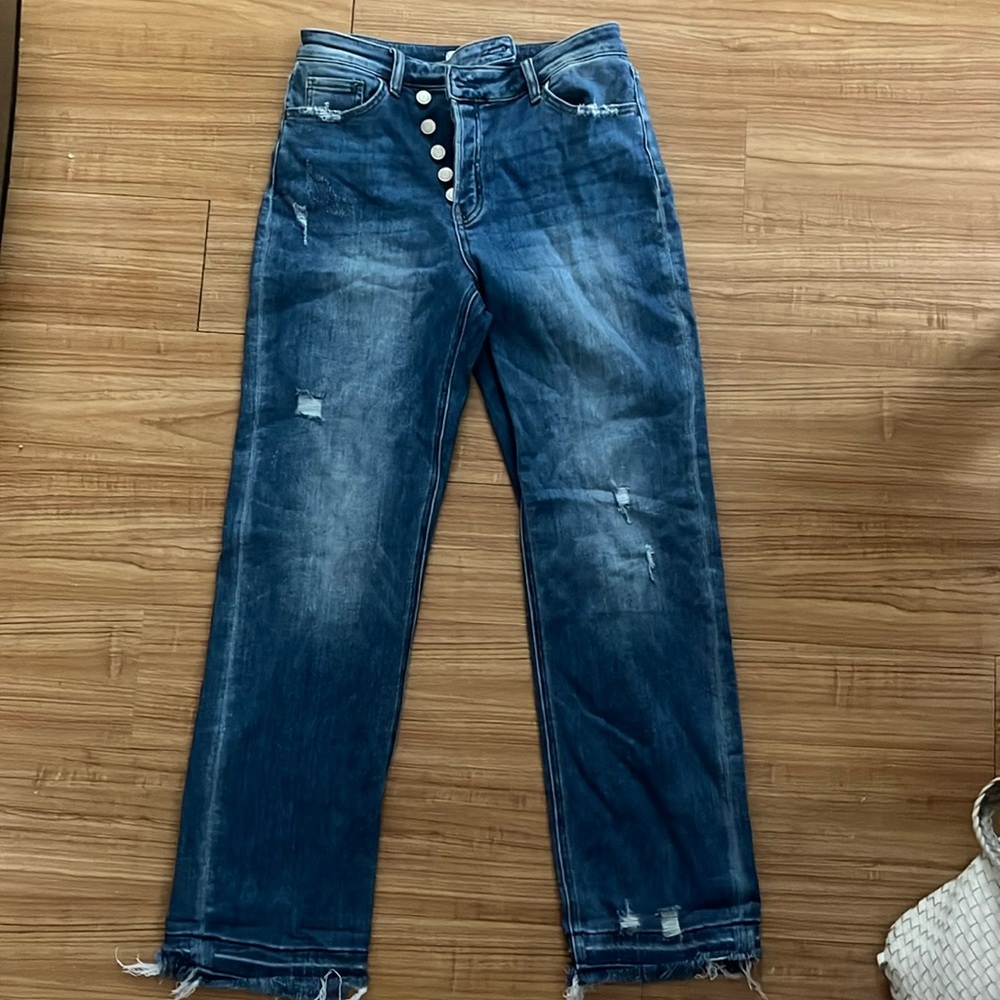 Vervet straight wide leg jeans
